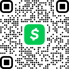 Cash App QR code for donating to C.H.O.S.E.N Path, Inc. to support scholarships for underserved youth